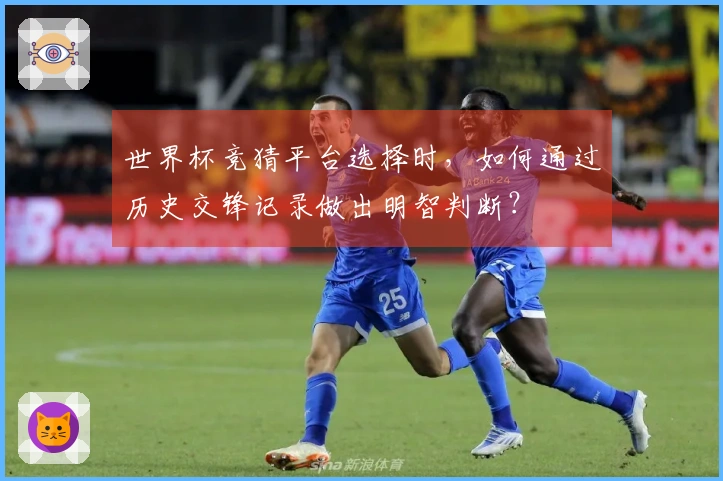 世界杯竞猜平台选择时，如何通过历史交锋记录做出明智判断？